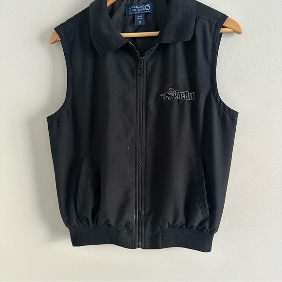 3/$20⚡️ Embroidered “The Bull” Collared Full Zip Up Vest Sunderland of Scotland - Picture 3 of 12